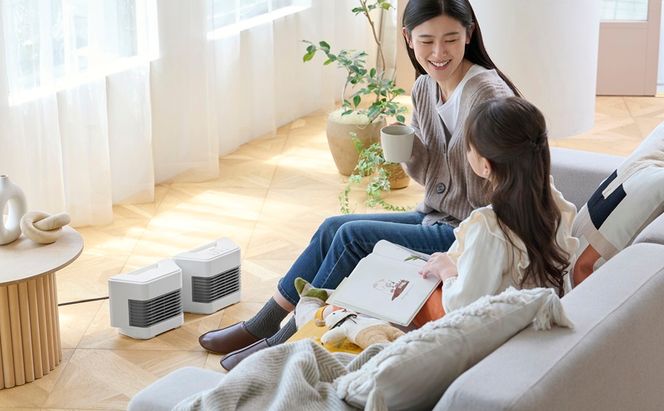 セラミックファンヒーター ACH-MN12A-W ホワイト セラミックヒーター コンパクト アイリスオーヤマ 温風 暖房器具 脱衣所 リビング キッチン 廊下 マルチWAY