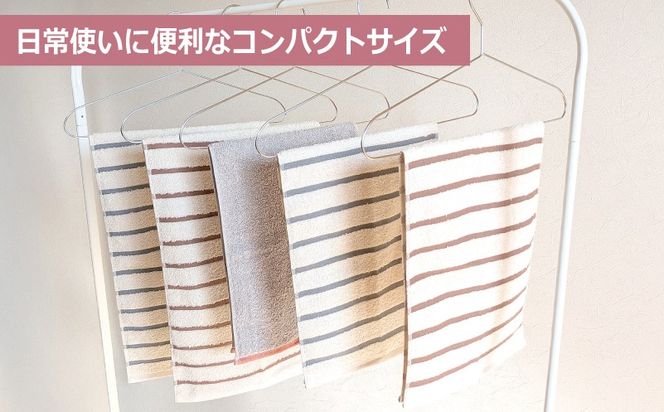 099H4365 ALOHASコンパクトフェイスタオル10枚セット【泉州タオル 国産 吸水 たおる 普段使い  シンプル 日用品】