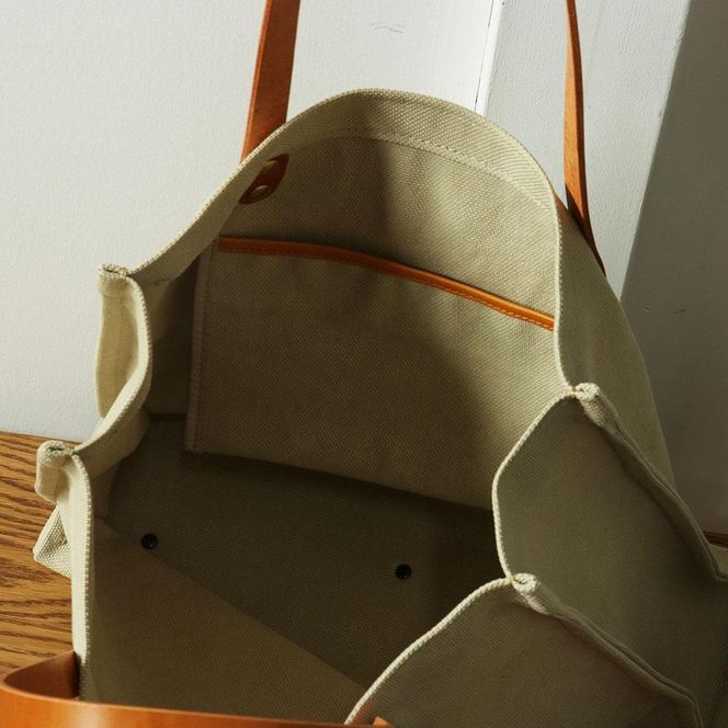 帆布トートバッグ　スクエアー  Z113