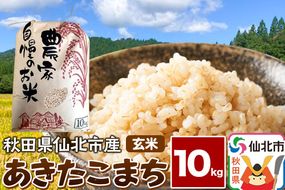 【玄米】令和7年産 あきたこまち 10kg 米 お米 こめ 秋田県 仙北市産|02_kwm-021001
