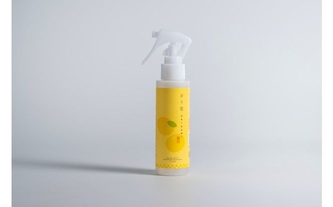おり髪 ヘアーミスト（ゆず）1本 | いい香り ブランド メンズ プロテクト ヘアミスト ※離島への配送不可