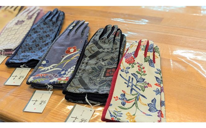 香川県産品コンクール入賞　思い出オーダー和手袋【古彩】 手袋 和柄 着物 オーダーメイド 和装 東かがわ