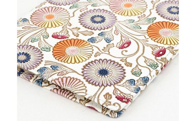 【文庫屋大関】パーソナルホルダー　更紗菊【皮革工芸品】 民芸品 雑貨 日用品 ファイル 多用途 牛革 