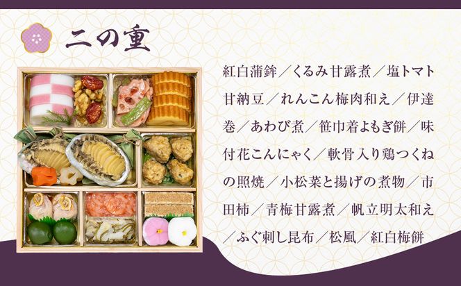 【京都しょうざん】和風おせち料理「千寿閣」与段重 4～5人前｜京都 老舗料亭 本格和風おせち 人気おせち［ 京都 老舗料亭 和風おせち 4段 4人 5人 グルメ 京料理 人気 おすすめ 2026 正月 お祝い お取り寄せ 通販 送料無料 年内配送 ふるさと納税 ］ 261009_A-AA539