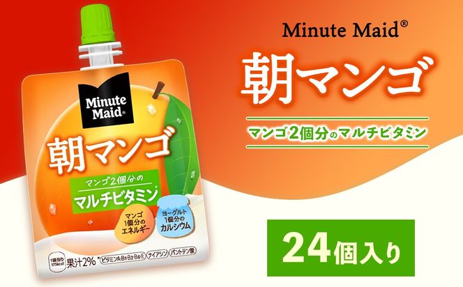 ミニッツメイド 朝マンゴ 24個入り×1ケース