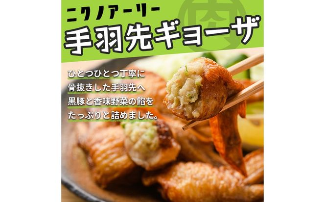 肉屋が作った！国産鶏おかず3種セット＜手羽先ギョーザ・パリッと手羽・チキンバー＞ a2-088