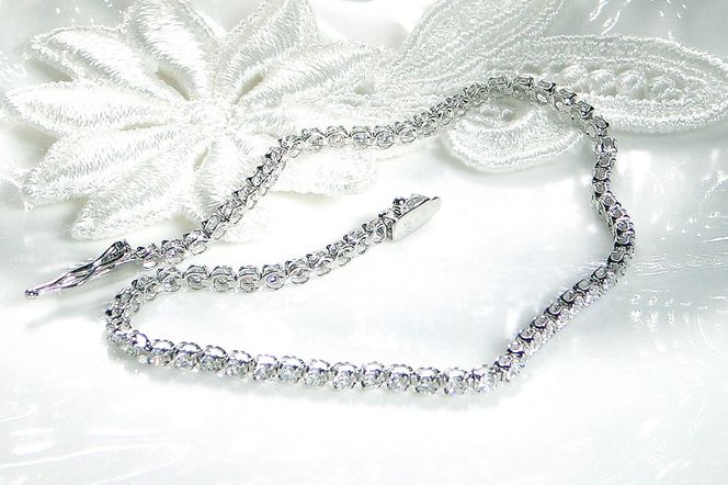 pt900【1.0ct】ダイヤモンド テニス ブレスレット CSBL00020-pt SWAV082
