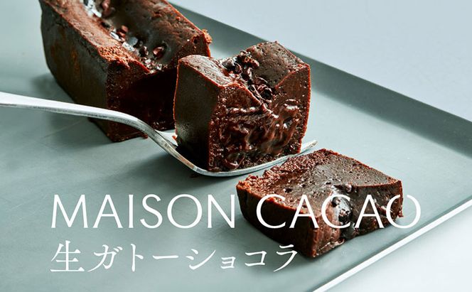 【ふるさと納税】MAISON CACAO メゾンカカオ 濃厚生ガトーショコラ 300g 驚きの口どけ 冷凍配送 神奈川県茅ヶ崎市