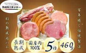 【ふるさと納税】【6か月定期便】国産 熟成肉 ハム プレミアムギフトC 詰め合わせ ボンレスハム ポークプレスハム ベーコン あら挽きウインナー ボロニアソーセージ 神奈川県 茅ヶ崎市