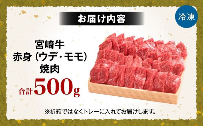 宮崎牛赤身（ウデ・モモ）焼肉 500g
