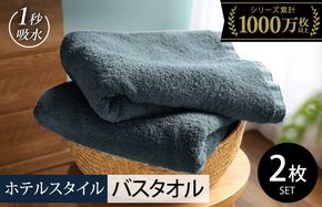 099H1906-1 【スピード発送】ヒオリエ ホテルタオル バスタオル 2枚 クラウドブルー【タオル 泉州タオル 吸水 普段使い 無地 シンプル 日用品 ふわふわ ふかふか 家族 たおる 一人暮らし スピード発送】