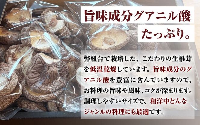 乾燥しいたけ 80g 2袋 計160g  / きのこ キノコ 茸 シイタケ  / 南島原市 / サンエスファーム[SBX004]