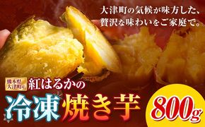 焼き芋 冷凍 焼きいも 800g 鞍岳農産 《30日以内に出荷予定(土日祝除く)》 熊本県 大津町 芋 さつまいも 焼き芋 アイス 甘い 冷凍 クール ホクホク 秋 旬 紅はるか 焼き芋 小分け スイーツ 冷やし焼き芋 長期保存 おやつ 間食 国産 熊本県産 大津町産---oz_kgn_1_800g---