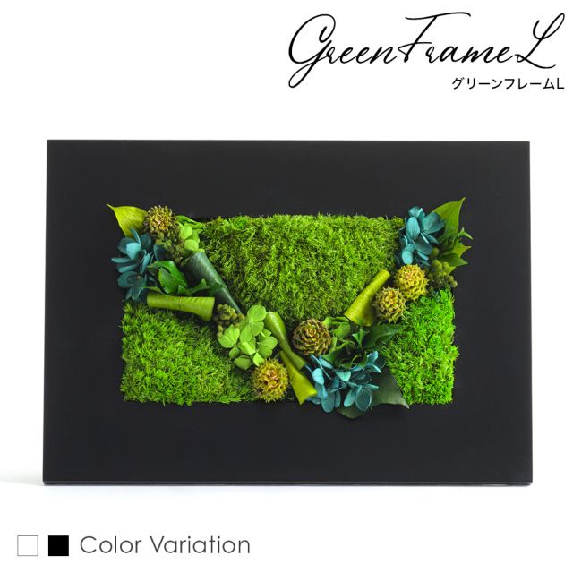 グリーンフレームL 花 お花 プリザーブドフラワー ギフト プレゼント お祝い 誕生日 お供え アレンジ インテリア 東京都 墨田区