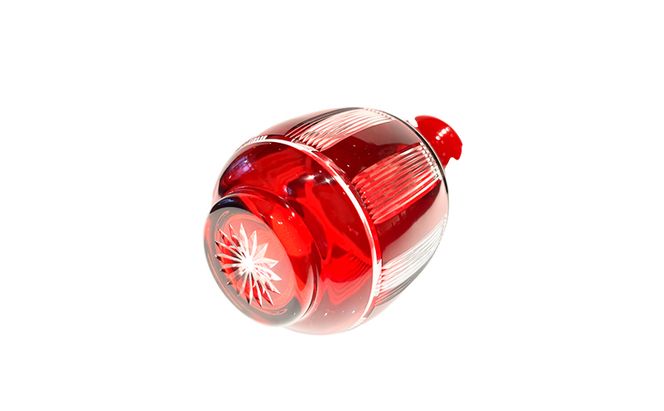 紅　徳利　千筋　食器 とっくり インテリア ソーダガラス 日本酒 江戸切子 民芸品 工芸品 伝統工芸品 日本製 桐箱 プレゼント ギフト 贈り物 東京都 墨田区