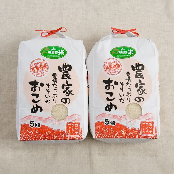 お米【12ヵ月定期便】北海道南るもい産 ななつぼし (白米) 10kg (5kg×2袋) R011-055
