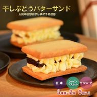 干しぶどうバターサンド6個入（3種類×2個） お菓子 焼菓子 洋菓子 スイーツ おやつ ティータイム 