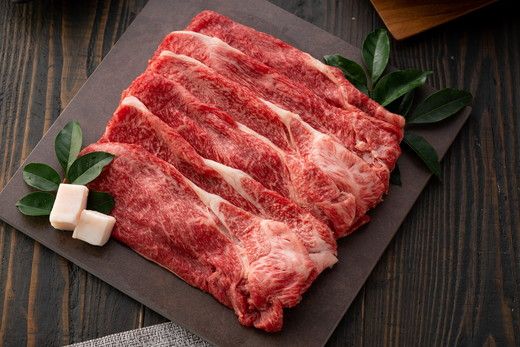 【４等級以上の未経産牝牛限定】近江牛カタ・バラすき焼き【 600g】【AF07W】