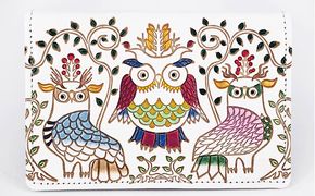 パスケース ふくろう 文庫屋大関 名刺入れ カードホルダー 名刺ケース 名刺ホルダー カード入れ 定期入れ 定期ケース 雑貨 生活雑貨 小物 革小物 革製品 本革 日用品 民芸品 工芸品 東京 東京都 墨田区