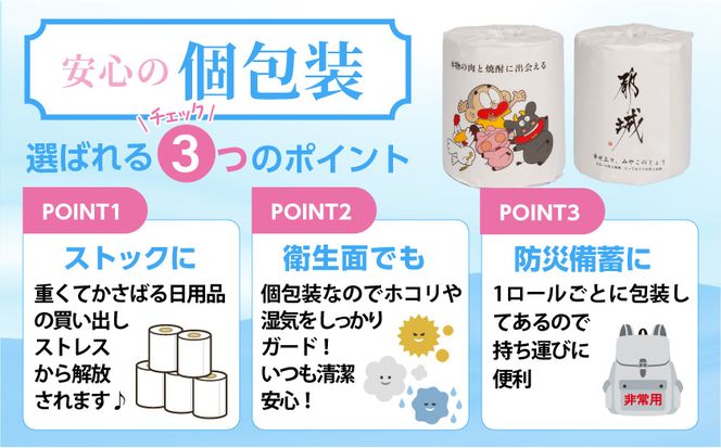 都城市PRトイレットペーパー（ソフトダブル）100ロール×1箱≪みやこんじょ快速便≫_12-I5-TP100-R 