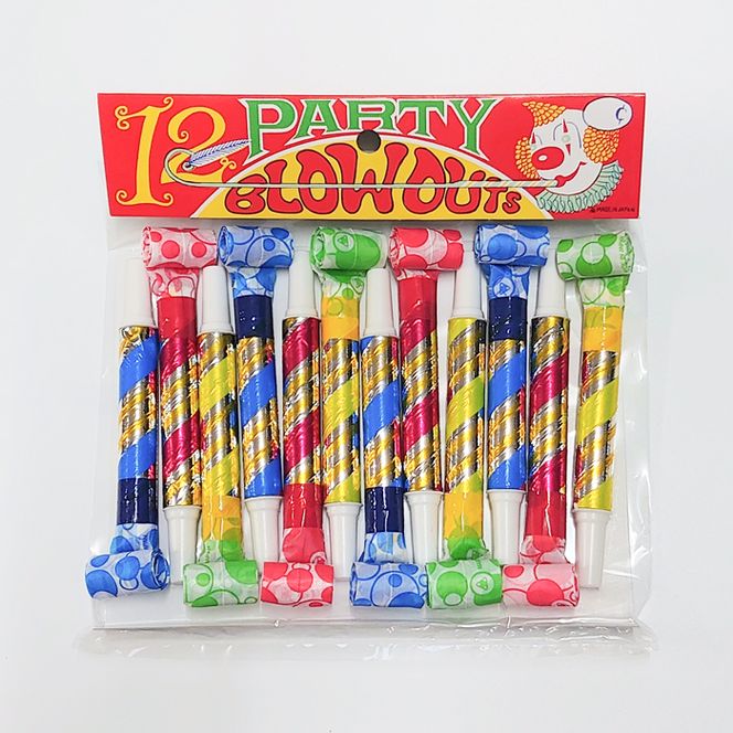 淡路島の名産品　昔懐かしい日本のオモチャ「吹き戻し」売上ランキング上位の人気商品セット（4種類 計5個）