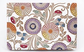 パスケース 更紗菊 文庫屋大関 名刺入れ カードホルダー 名刺ケース 名刺ホルダー カード入れ 定期入れ 定期ケース 雑貨 生活雑貨 小物 革小物 革製品 本革 日用品 民芸品 工芸品 東京 東京都 墨田区