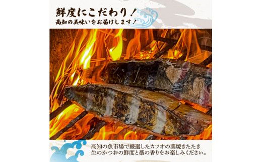  “生”かつおの藁焼きたたき タレ・薬味付き カツオのたたき 鰹のタタキ 魚 魚介 海鮮 刺身 藁焼き 冷蔵 配送【さかなの森澤　マル祐】 [BQAM001]