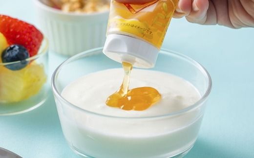 チューブ はちみつ ぴたハニー 寒天入り 約1200g （ 約80g × 15本 ） 純粋アルゼンチン カナダ産はちみつ エコ容器 垂れにくい トースト ヨーグルト 食事 食卓 加工品 常温 ハニー