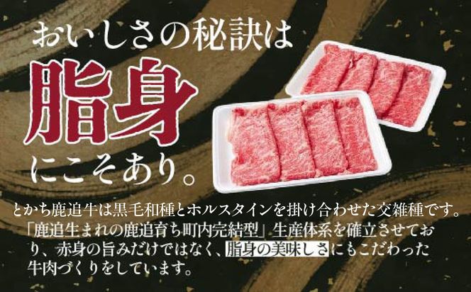 とかち鹿追牛しゃぶしゃぶ用（とかち鹿追牛Eセット） 225g×2 SKA001