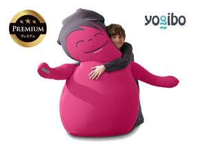 あなたをやさしく抱きしめてくれるかわいい友達。Hugibo Premium（ハギボープレミアム）ピンク【Yogibo ヨギボー プレミアム ビーズクッション ビーズ 座椅子 椅子 クッション ビーズソファー ビーズソファ 新生活 プレゼント インテリア 家具 ベッド ゲーム 三重県 四日市市】-[G988-4]