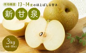 新甘泉梨 3kg箱(約6～10玉) 312011_BU005