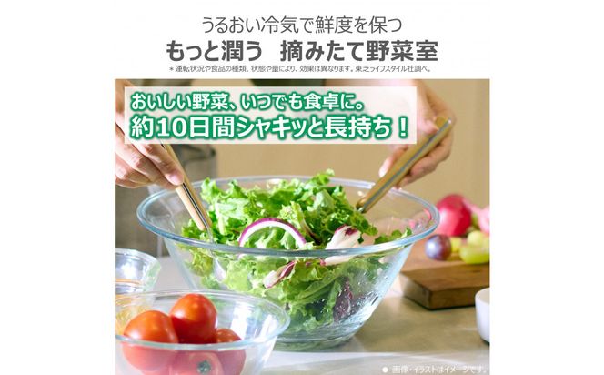 東芝　冷蔵庫【標準設置費込み】　543L　6ドア　両開き　冷凍冷蔵庫　GR-Y540XFS(TH) 141305_KV110