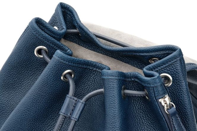 SOMES バックパック （ブルー）RE-37 [ソメスサドル 北海道 砂川市 12260753-a] ソメス リュック リュックサック レディース レザー 本革 革 革製品 革鞄 革バッグ 鞄 かばん