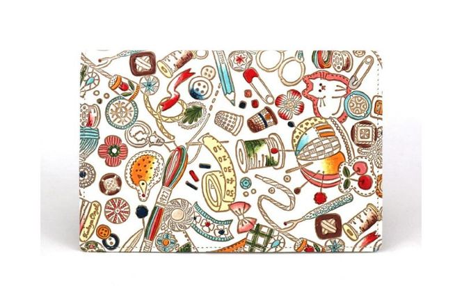 【文庫屋大関】パーソナルホルダー　ソーイング【皮革工芸品】 民芸品 雑貨 日用品 文房具 革小物 革製品 ファイル ケース 