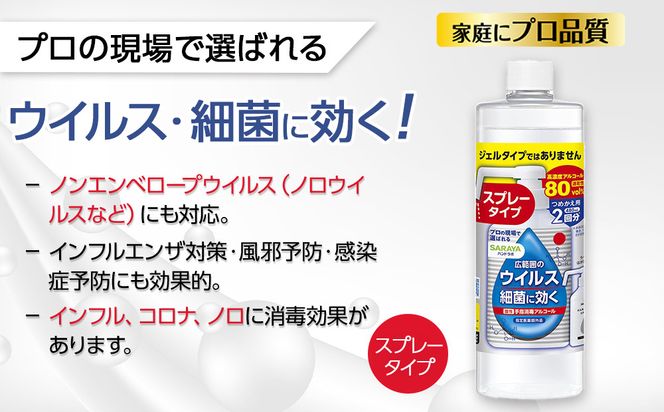 ハンドラボ手指消毒スプレーVH詰替用４８０ｍｌ×４ 242161_FF007