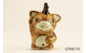九谷焼　ブースカ　茶 工芸品 焼き物 キャラクター キャラ ヒーロー アニメ インテリア 置き物 雑貨 シリーズもの テレビアニメ ウルトラマンシリーズ 敵 