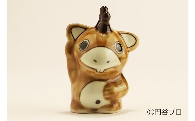 九谷焼　ブースカ　茶 工芸品 焼き物 キャラクター キャラ ヒーロー アニメ インテリア 置き物 雑貨 シリーズもの テレビアニメ ウルトラマンシリーズ 敵 