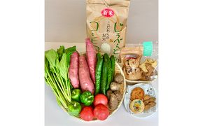 海の駅九十九里　大地のめぐみセット お米 コシヒカリ 野菜 詰合せ お菓子 焼菓子 クッキー 