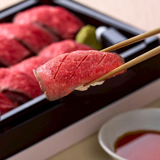 【カネ吉山本】近江牛肉寿司｜特上【Y198W】