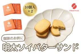 明太ソイバターサンド（10枚入り×2箱）【ちかえフーズ】_HA1670