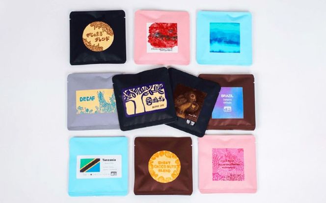【全12回定期便】豆ポレポレのコーヒーバッグスペシャル10個入り ギフト セット 珈琲 コーヒー コーヒーバッグ 沖縄市 / 豆ポレポレ[BCAW051]