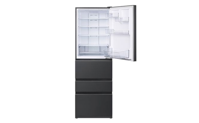 冷蔵庫 冷凍冷蔵庫 371L IRSN-37A-B ブラック 大型 冷凍室 アイリスオーヤマ 急冷モード 野菜室 ファン式 自動霜取り 霜取り不要 2人暮らし 家庭用 新生活 ブラック 黒 冷凍冷蔵庫