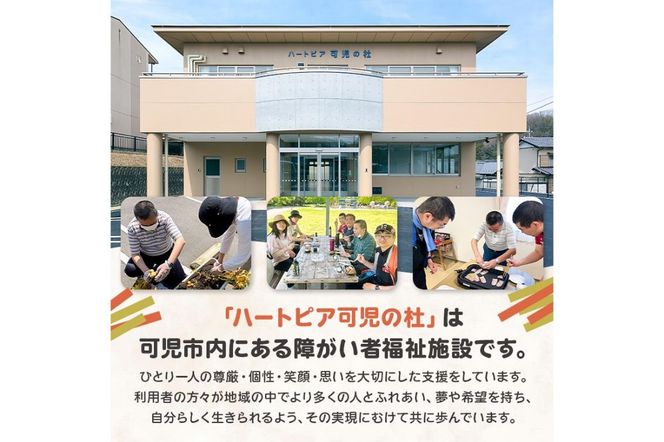 【思いやり型返礼品】障がい者福祉施設　ハートピア可児の杜の「うどんかりんとう」プレーン＋シナモン 【0066-004-3】