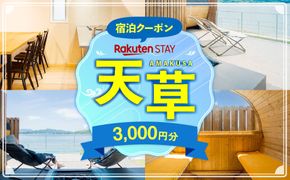 Rakuten STAY HOUSE 天草 宿泊クーポン 3,000円分 宿泊券 宿泊 旅行 観光 ホテル 旅館 九州 熊本県 上天草市