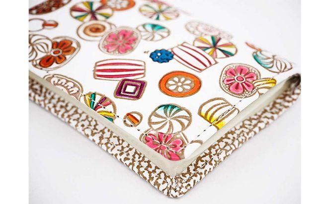 【文庫屋大関】箱まち小銭入れ　飴【皮革工芸品】 ファッション小物 財布 民芸品 