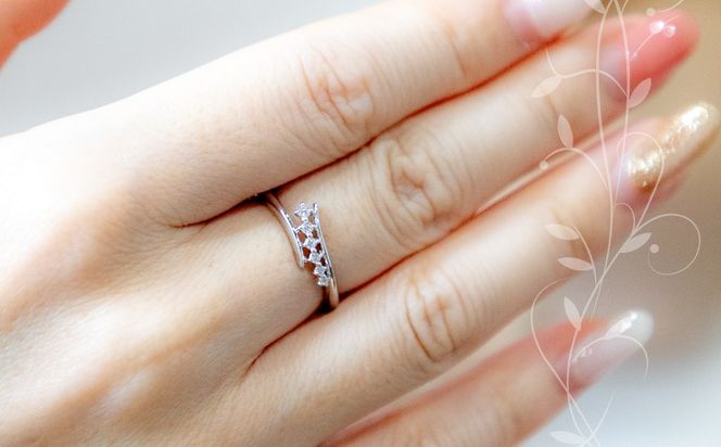 GF063　pt900ダイヤモンドリング 0.08ct（RP-MR-1189）　	