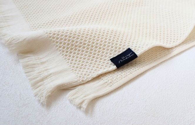 G1947 【速乾・軽量】牛乳パックからできたバスタオル2枚（エクリュ）