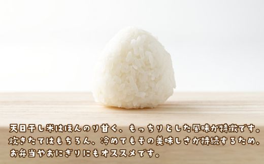 健幸農園の天日干し米10kg 白米