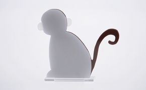  はざいくる アクリル 干支 さる 置物 インテリア 雑貨 