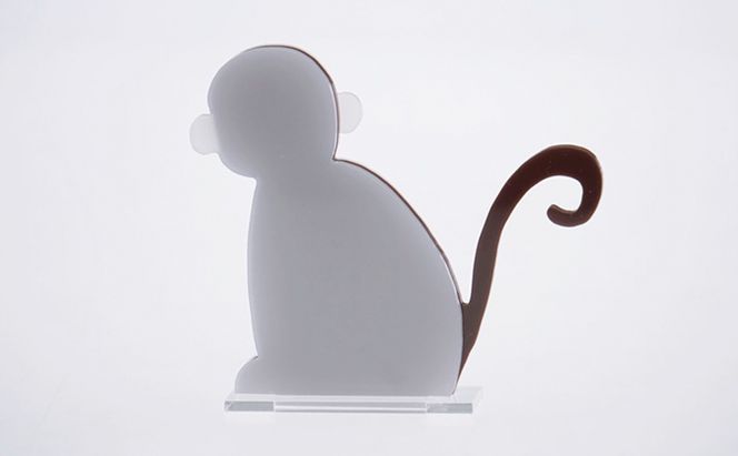  はざいくる アクリル 干支 さる 置物 インテリア 雑貨 